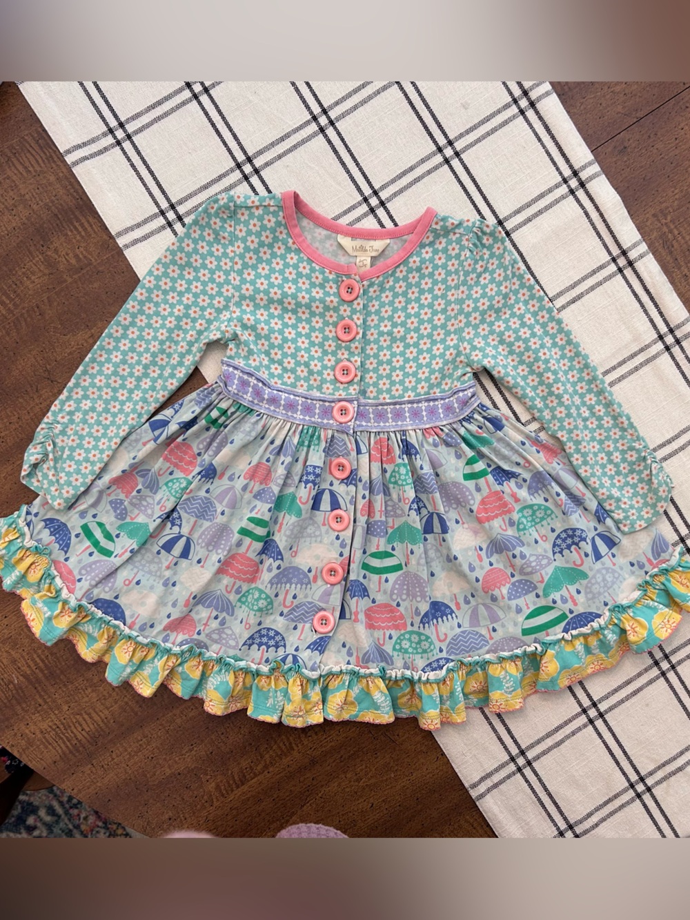 Matilda Jane 2T Twirl Dress with Umbrellas